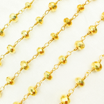 Load image into Gallery viewer, Golden Pyrite Gold Plated Wire Chain.