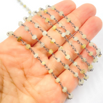 Load image into Gallery viewer, Golden Rutile Wire Chain. GRU4