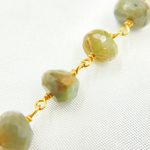 Load image into Gallery viewer, Cats Eye Gold Plated Wire Chain. CAT7