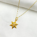 Load image into Gallery viewer, GDP142. 14k Solid Gold Star Diamond Charm
