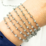 Load image into Gallery viewer, Natural Zircon Quartz Wire Chain