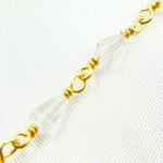 Load image into Gallery viewer, Crystal Gold Plated Wire Chain. CR27