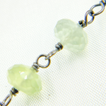Load image into Gallery viewer, Prehnite Oxidized Wire Chain. PR1