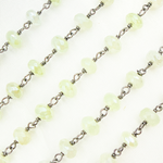 Load image into Gallery viewer, Coated Prehnite Oxidized Wire Chain. CPR6