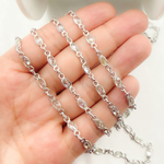 Load image into Gallery viewer, Cubic Zirconia Small Oval Shape Connected Chain. CZ31