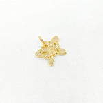 Load image into Gallery viewer, 14k Solid Gold Diamonds Butterfly Charm. GDP391
