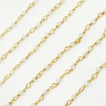 Load image into Gallery viewer, White Topaz Wire Chain. TOP4