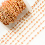 Load image into Gallery viewer, Sunstone Smooth Gold Plated 925 Sterling Silver Wire Chain. SNS8