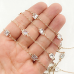 Load image into Gallery viewer, Cubic Zirconia Square Shape Connected Chain. CZ14
