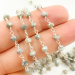 Load image into Gallery viewer, Coated Silverite Wire Chain. SIL10
