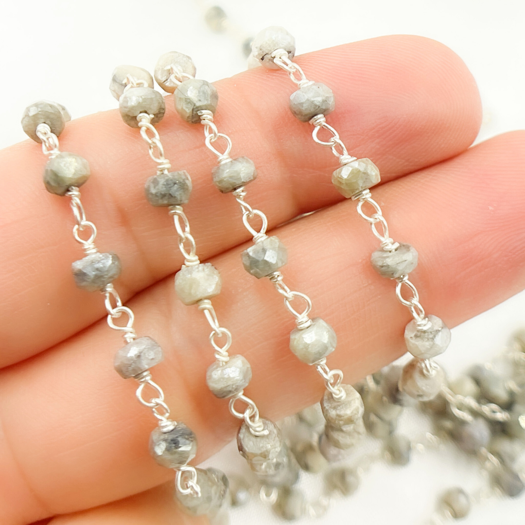 Coated Silverite Wire Chain. SIL10