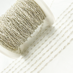 Load image into Gallery viewer, Labradorite 925 Sterling Silver Wire Chain. LAB104