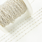 Load image into Gallery viewer, Coated Labradorite 925 Sterling Silver Wire Chain. CLB61