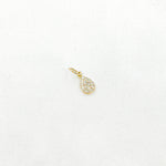 Load image into Gallery viewer, GDP400. 14k Solid Gold Diamond Drop Charm