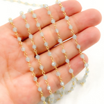 Load image into Gallery viewer, Coated Milky Aquamarine