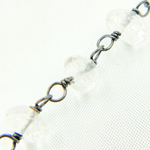 Load image into Gallery viewer, Crystal Oxidized Wire Chain. CR25