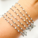 Load image into Gallery viewer, Amazonite Stone Wire Chains