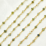 Load image into Gallery viewer, Cats Eye Wire Wrap Chain.