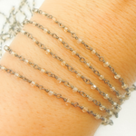 Load image into Gallery viewer, Coated Crystal Oxidized Wire Chain. CR20