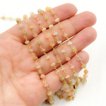 Load image into Gallery viewer, Ethiopian Opal Gold Plated Wire Chain. ETH2