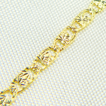Load image into Gallery viewer, 14k Solid Yellow Gold Diamond Cut Marina Link Chain. 040FVAV1BPS2D4L669byFt
