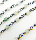 Load image into Gallery viewer, Mix Quartz Wire Wrap Chain. CQU21