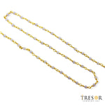 Load image into Gallery viewer, Pink Opal Gold Plated Wire Chain