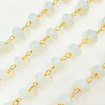 Load image into Gallery viewer, Opalite Gold Plated Wire Chain. OPA10