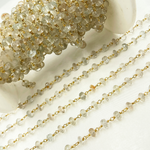 Load image into Gallery viewer, Imperial Topaz Gold Plated Wire Chain. TOP6