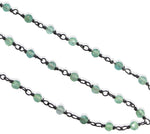 Load image into Gallery viewer, Apatite Oxidized Wire Chain. APE1
