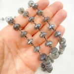 Load image into Gallery viewer, Coated Moonstone Wire Wrap Chain. CMS43
