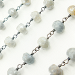 Load image into Gallery viewer, Coated Quartz Oxidized Wire Chain. CQU39