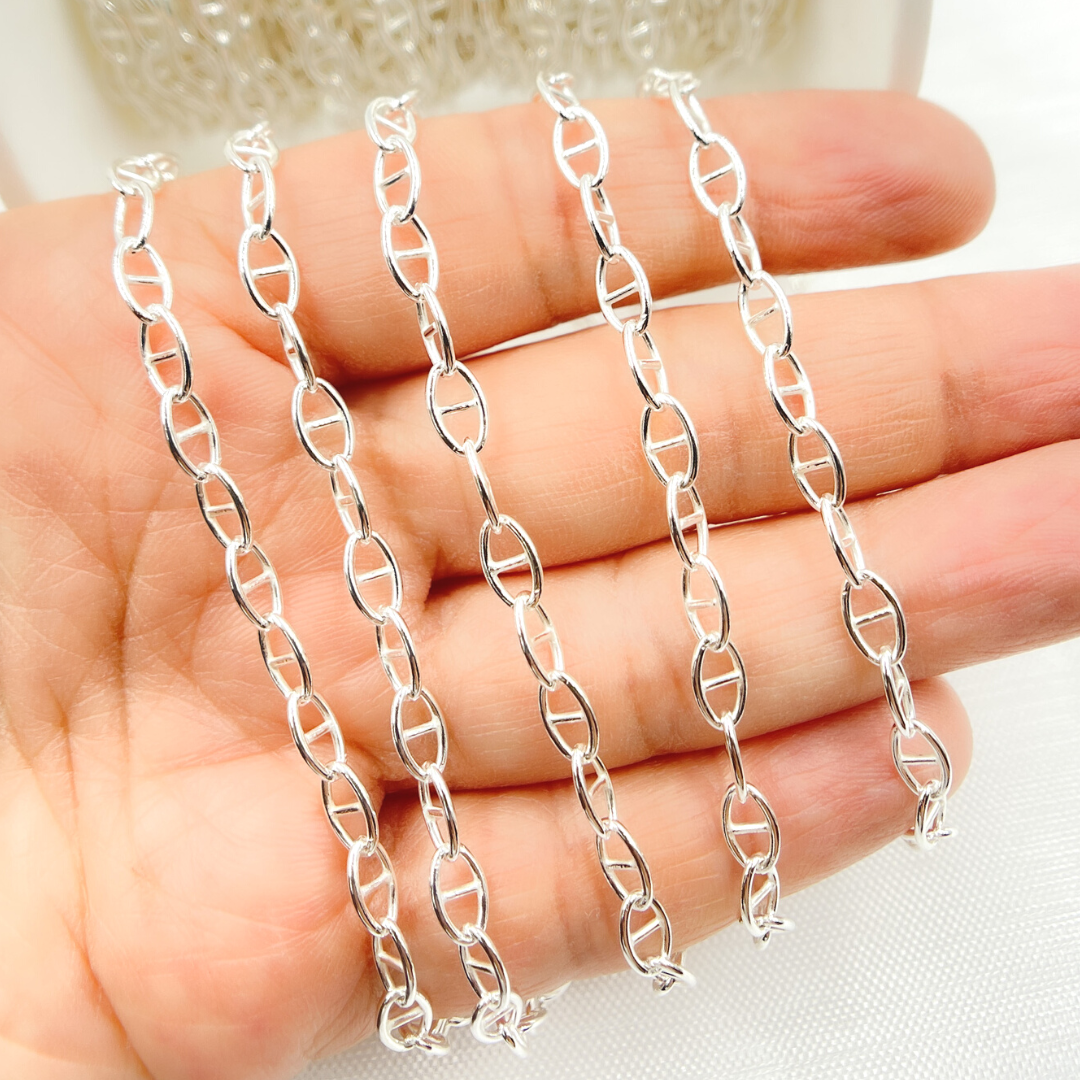 Z2SS. Sterling Silver Smooth Marina Link Chain