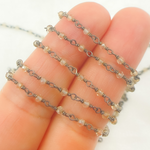 Load image into Gallery viewer, Coated Crystal Oxidized Wire Chain. CR20