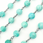Load image into Gallery viewer, Amazonite Stone chain