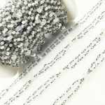 Load image into Gallery viewer, Moonstone Fancy Oxidized Wire Chain. MS61