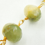 Load image into Gallery viewer, Cats Eye Gold Plated Wire Chain. CAT5