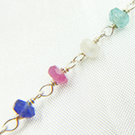 Load image into Gallery viewer, MGS19. Multi Gemstone 925 Sterling Silver Wire Chain