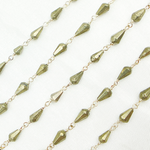 Load image into Gallery viewer, Pyrite 925 Sterling Silver Wire Chain. PYR56