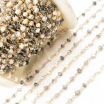 Load image into Gallery viewer, Dendrite Rose Gold Plated Wire Chain. DEN12