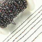 Load image into Gallery viewer, Multi Spinal Faceted Roundel Wire Wrapped Chain. MSP1