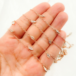 Load image into Gallery viewer, Cubic Zirconia Marquise Shape Dangle Chain. CZ4