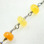 Load image into Gallery viewer, Ethiopian Opal Oxidized Wire Chain. ETH5