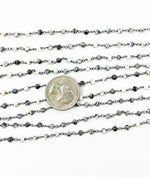 Load image into Gallery viewer, Dendrite Opal Wire Wrap Chain. DEN5
