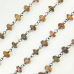 Load image into Gallery viewer, Andalusite Oxidized Wire Chain. AN4