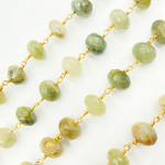 Load image into Gallery viewer, Cats Eye Gold Plated Wire Chain.