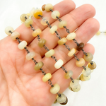 Load image into Gallery viewer, Ethiopian Opal Oxidized Wire Chain.