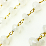 Load image into Gallery viewer, Coated Chaceldony Gold Plated Wire Chain. PCL12