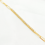 Load image into Gallery viewer, 14k Solid Gold Diamond Bracelet. BFE60702
