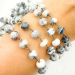 Load image into Gallery viewer, Dendrite Opal Oxidized Wire Chains